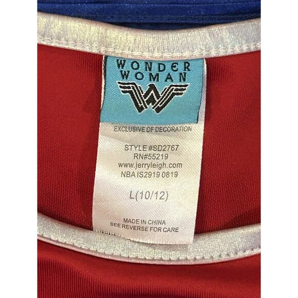 Wonder Woman Dress Girls size 10/12 - Picture 3 of 3